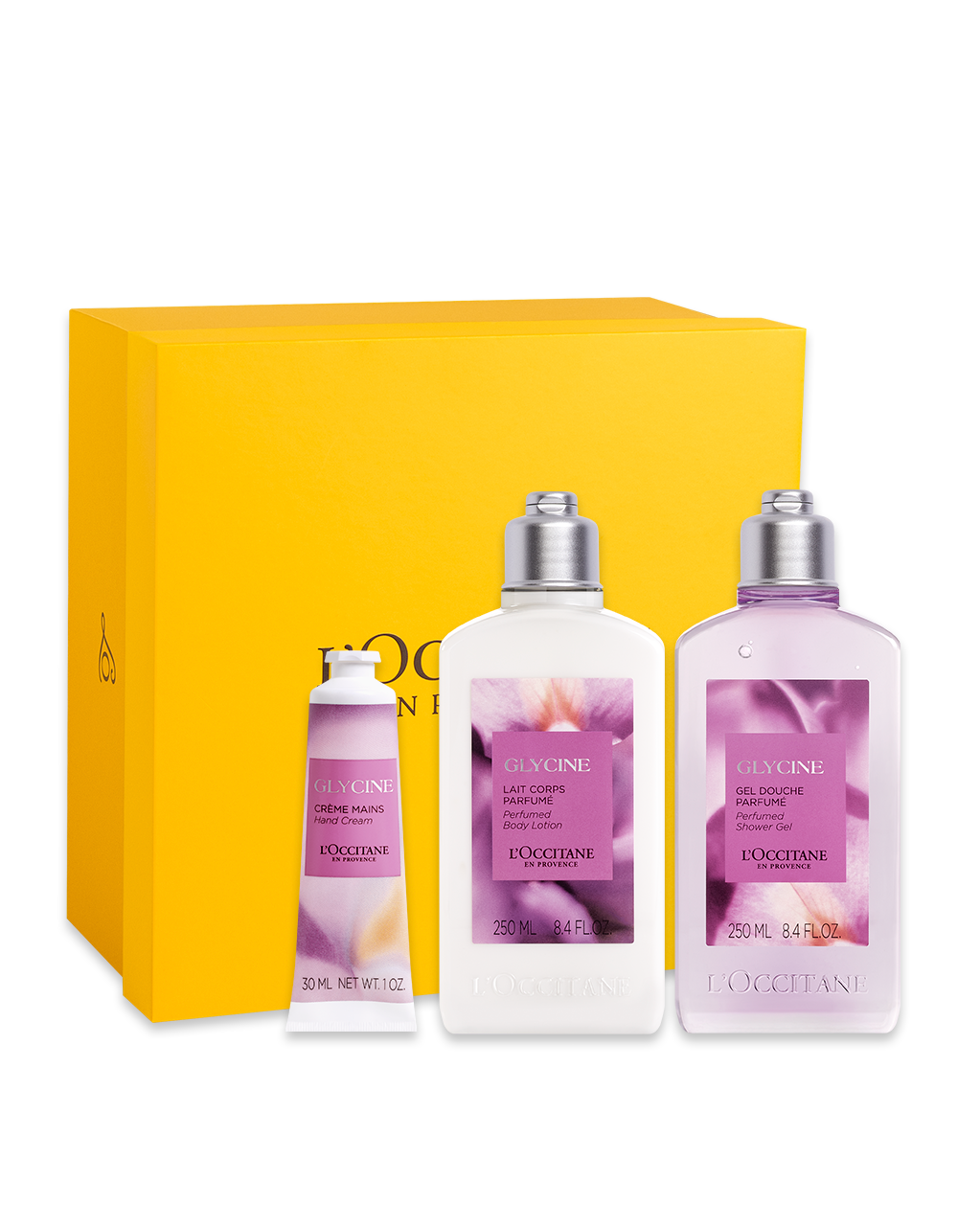 Presente Glycine: Sabonete, Lo&ccedil;&atilde;o e Creme de M&atilde;os, , large